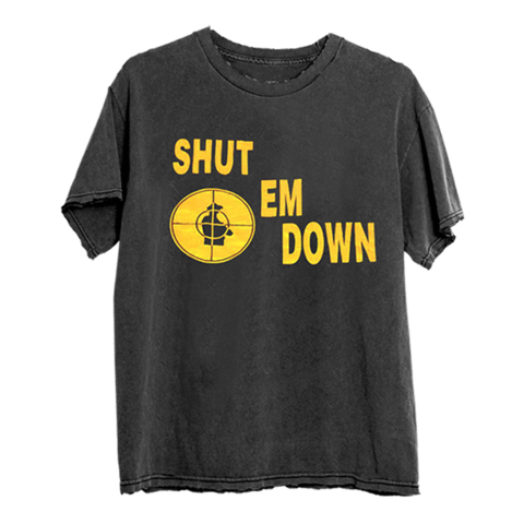 SHUT EM DOWN von Public Enemy - T-Shirt jetzt im Public Enemy Store
